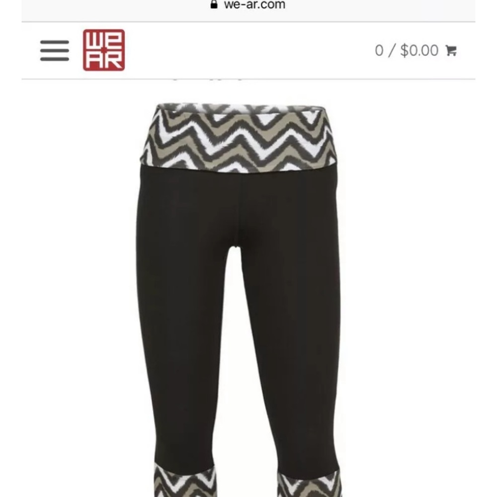 WEAR We-Ar.com Yoga Natural Socksies leggings XS